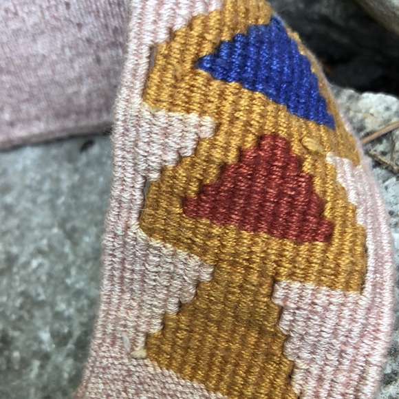 Vintage Woven Belt with Leather Buckle-Tan-Southwest Vibes - Picture 5 of 16